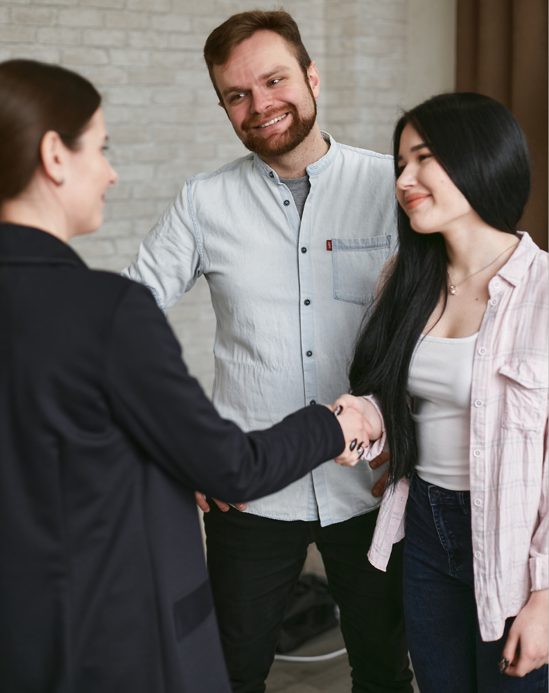 green and blue modern family insurance flyer (8)